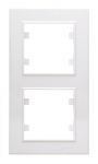 Рамка 2-м Karea вертик. бел. Makel 56001707