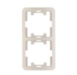 Рамка 2-м Mimoza верт. бел. Makel 22032