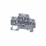 Клемма двухярусная пружинная OptiClip CXDL-2.5-2L-I сер. КЭАЗ 289764 Клемма двухярусная пружинная OptiClip CXDL-2.5-2L-I сер. КЭАЗ 289764