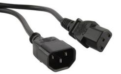 Кабель питания монитор-компьютер PWC-IEC13-IEC14-3.0-BK IEC 320 C13 - IEC 320 C14 (3х1.0) 10А 3м Hyperline 34897 Кабель питания монитор-компьютер PWC-IEC13-IEC14-3.0-BK IEC 320 C13 - IEC 320 C14 (3х1.0) 10А 3м Hyperline 34897