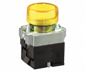 Лампа сигнальная в металлическом корпусе LED 230В красная