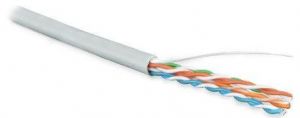 Кабель витая пара U/UTP кат.5E 4х2х24AWG solid LSZH нг(А)-HF UUTP4-C5E-S24-IN-LSZH-GY-305 сер. (м) Hyperline 42045 Кабель витая пара U/UTP кат.5E 4х2х24AWG solid LSZH нг(А)-HF UUTP4-C5E-S24-IN-LSZH-GY-305 сер. (м) Hyperline 42045