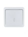 Переключатель проходной 1-кл. 1п ОП Viola 10А IP20 бел. LEZARD 751-0200-105