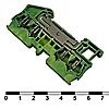 Колодка клеммная JUT3-2.5/2-2PE
