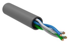 Кабель витая пара U/UTP кат.5E 2х2х24AWG solid CCA PVC сер. (м) GENERICA BC1-C5E02-111-305-G Кабель витая пара U/UTP кат.5E 2х2х24AWG solid CCA PVC сер. (м) GENERICA BC1-C5E02-111-305-G