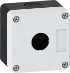 Корпус кнопочного поста пластиковый серый на 1 место PW-1