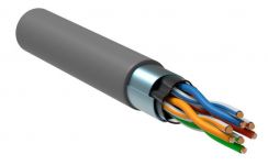 Кабель витая пара F/UTP кат.5E 4х2х24AWG solid PVC сер. (м) ITK LC1-C5E04-311 Кабель витая пара F/UTP кат.5E 4х2х24AWG solid PVC сер. (м) ITK LC1-C5E04-311