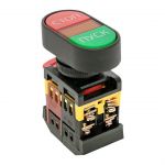 Кнопка АРВВ-22N "Пуск-стоп" овал. 220В NO+NC EKF pbn-apbb-o